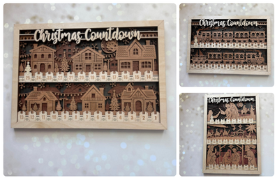 Christmas Countdown Frames