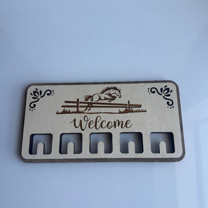 Engraved Wooden Key Holders