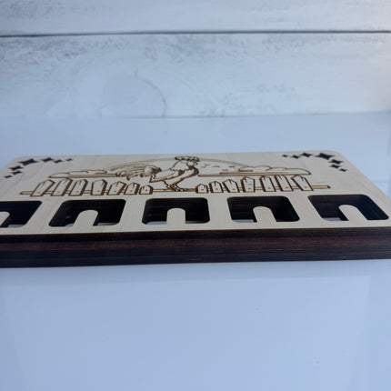 Farmhouse Rooster Key Holder – Laser Cut Wall Organizer