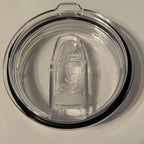 Clear sliding lid included with Cactus Air Designs 30 oz traditional tumbler