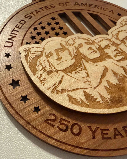 USA 250 Ornament | Mount Rushmore