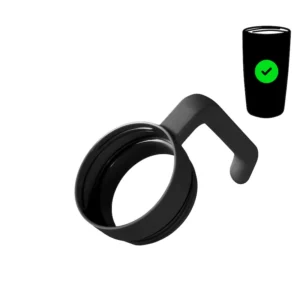 Black handle for 20 oz tapered tumbler
