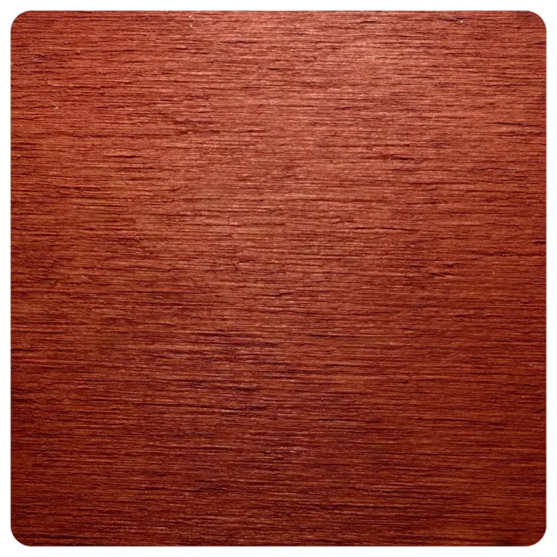 Cactus Bloom wood stain finish on a maple plywood swatch.