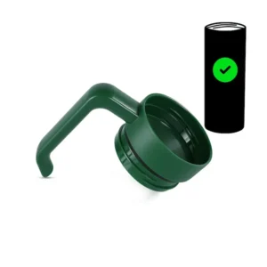 Green 20 oz Skinny Handle