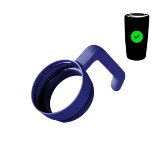 Navy handle for 20 oz tapered tumbler