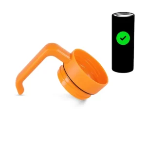 Orange 20 oz Skinny Handle