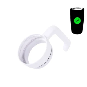 White handle for 20 oz tapered tumbler